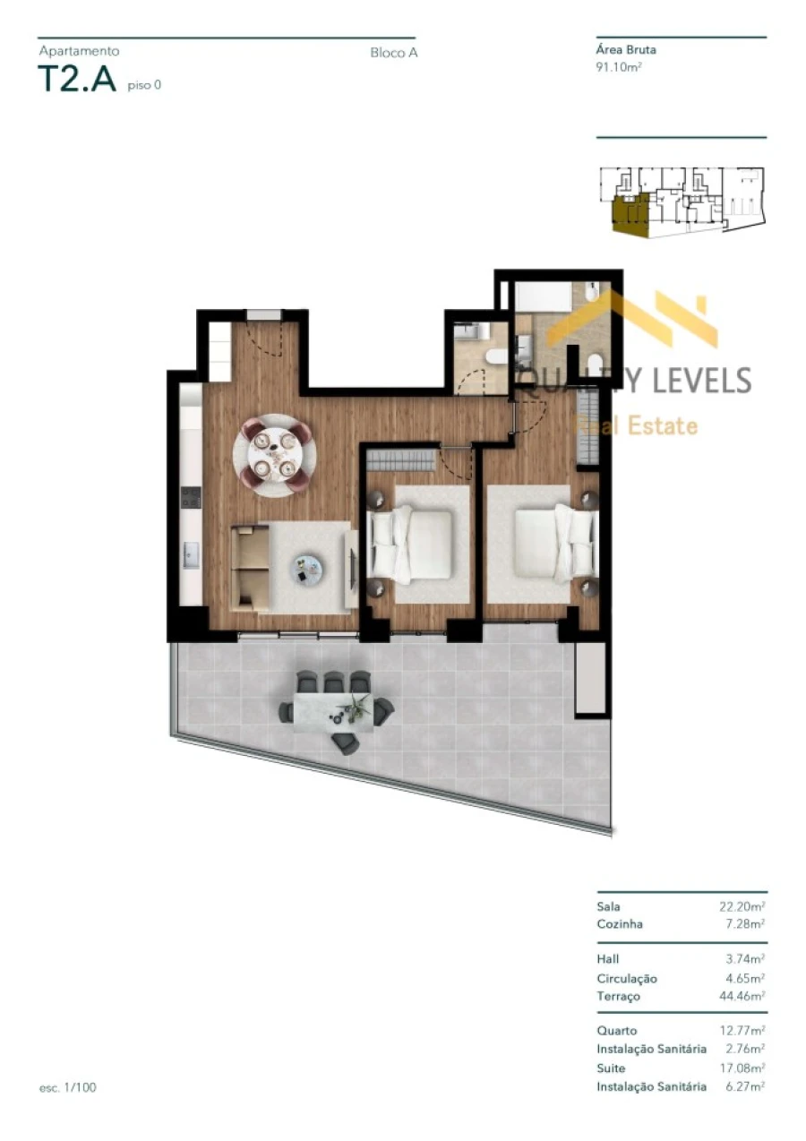 Apartamento T2 para Venda em Funchal (Santa Luzia) Foto 13