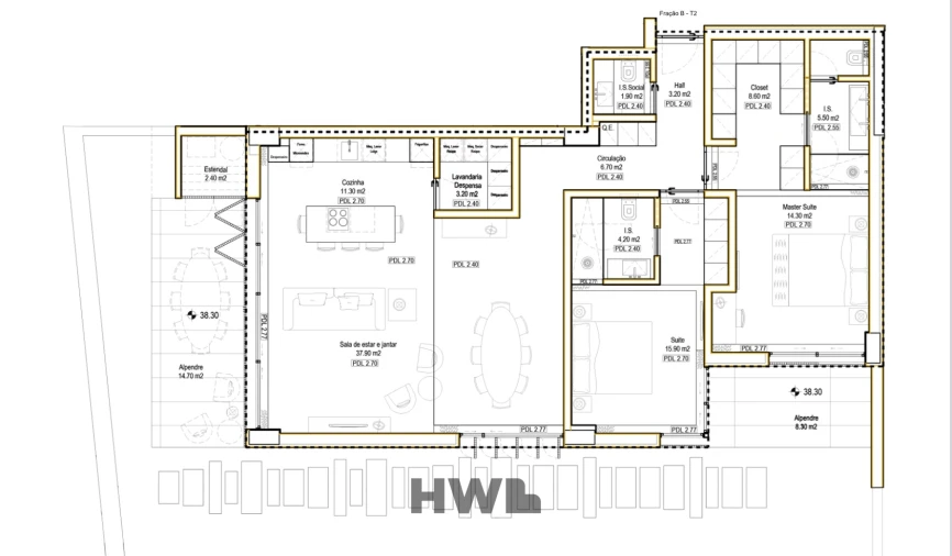 Apartamento T2 para Venda em São Martinho Foto 23