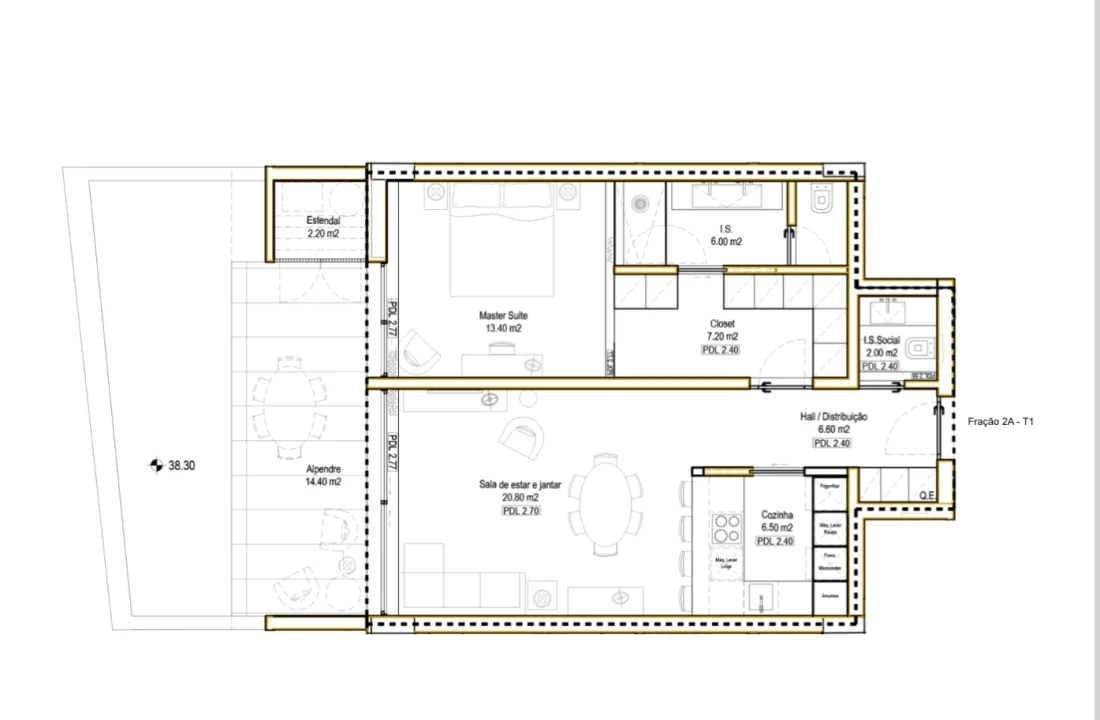 Apartamento T1 para Venda em São Martinho Foto 15