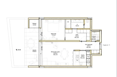 Apartamento T1 para Venda em São Martinho