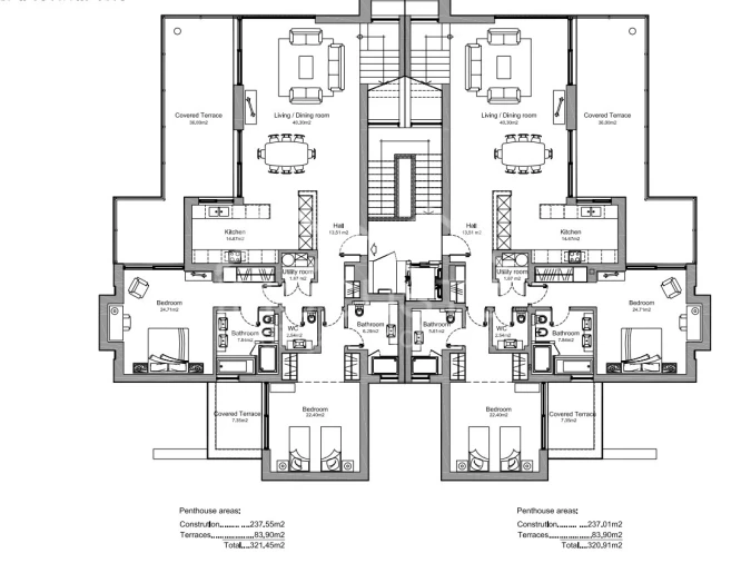 Apartamento T3 para Venda em Vila Nova de Cacela Foto 12