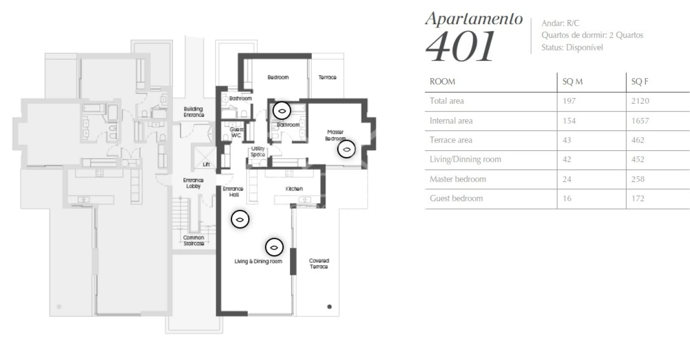 Apartamento T2 para Venda em Vila Nova de Cacela Foto 2