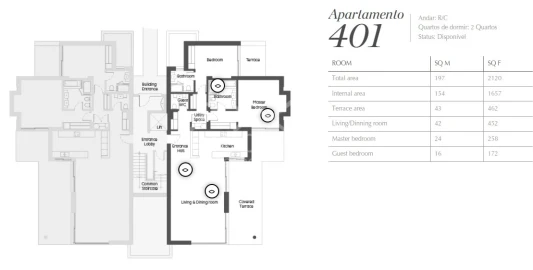 Apartamento T2 para Venda em Vila Nova de Cacela