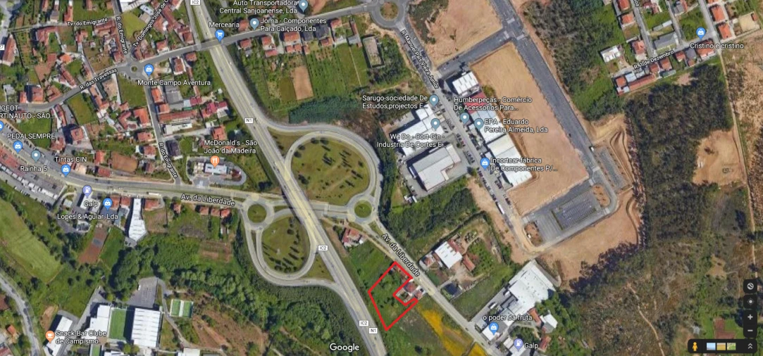 Terreno para Venda em São João da Madeira Planta 2