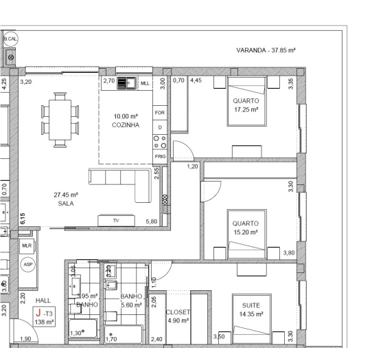 Apartamento T3 para Venda em Loureiro Foto 6