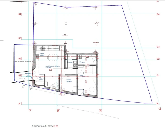 Apartamento T2 para Venda em Leiria, Pousos, Barreira e Cortes Planta 1