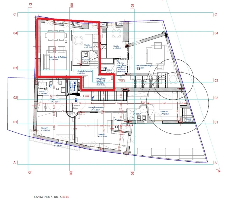 Apartamento T2 para Venda em Leiria, Pousos, Barreira e Cortes Planta 2