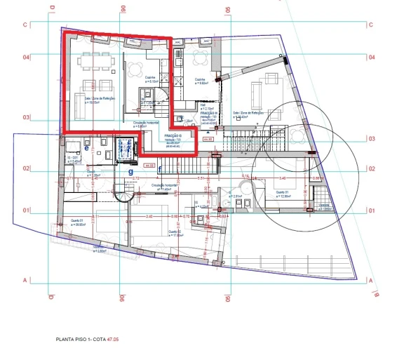 Apartamento T2 para Venda em Leiria, Pousos, Barreira e Cortes Planta 2