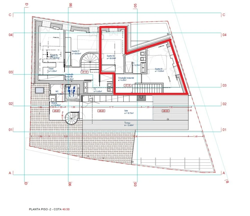 Apartamento T2 para Venda em Leiria, Pousos, Barreira e Cortes Planta 2