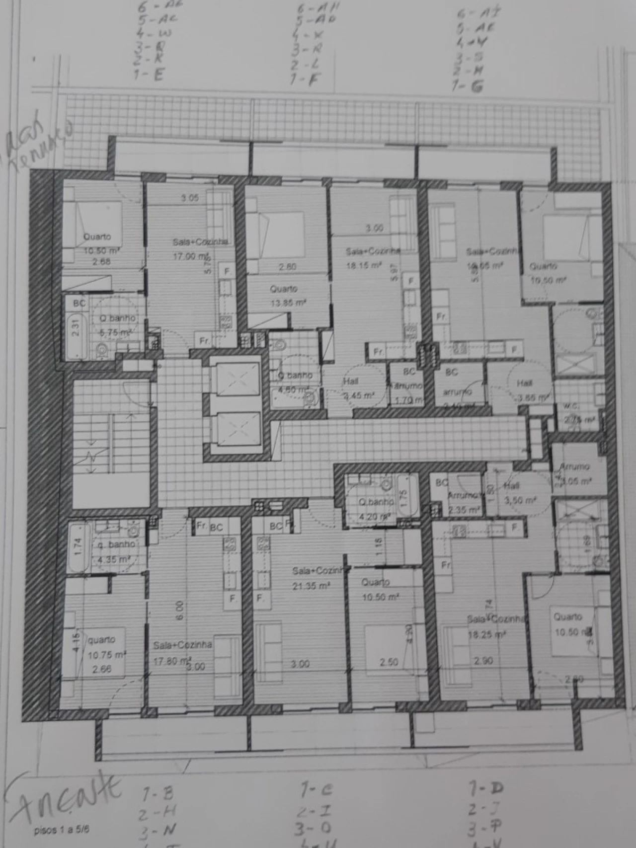 Apartamento T1 para Venda em Mafamude e Vilar do Paraíso Planta 2