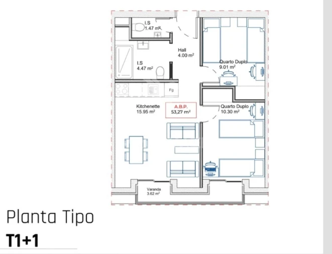 Apartamento T1 para Venda em Paranhos Foto 8