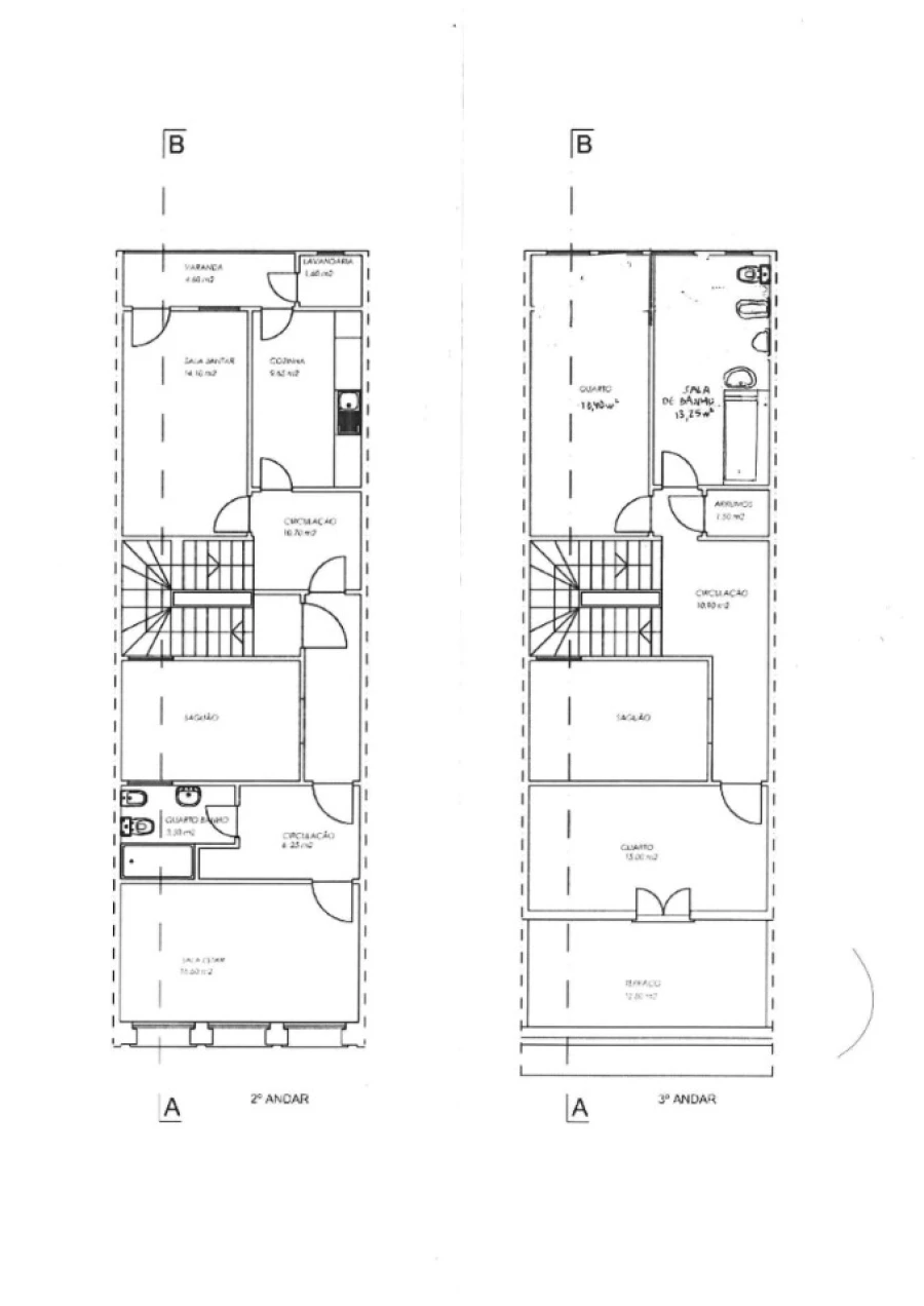 Apartamento T3 para Venda em Cedofeita, Santo Ildefonso, Sé, Miragaia, São Nicolau e Vitória Planta 1