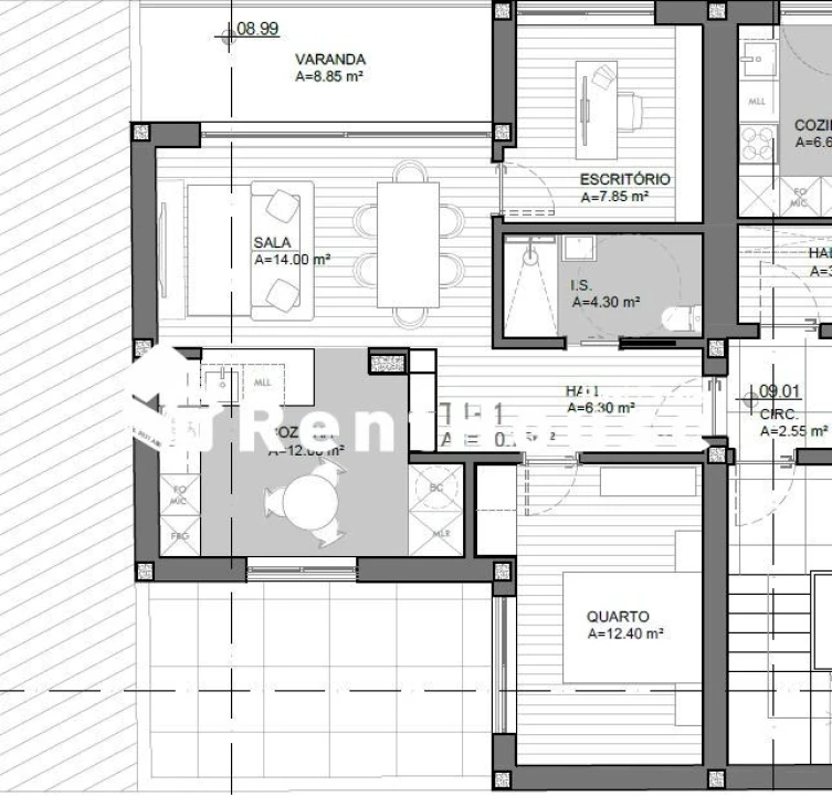 Apartamento T2 para Venda em Alhadas Foto 13