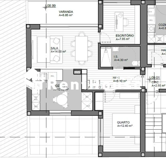 Apartamento T2 para Venda em Alhadas Foto 13