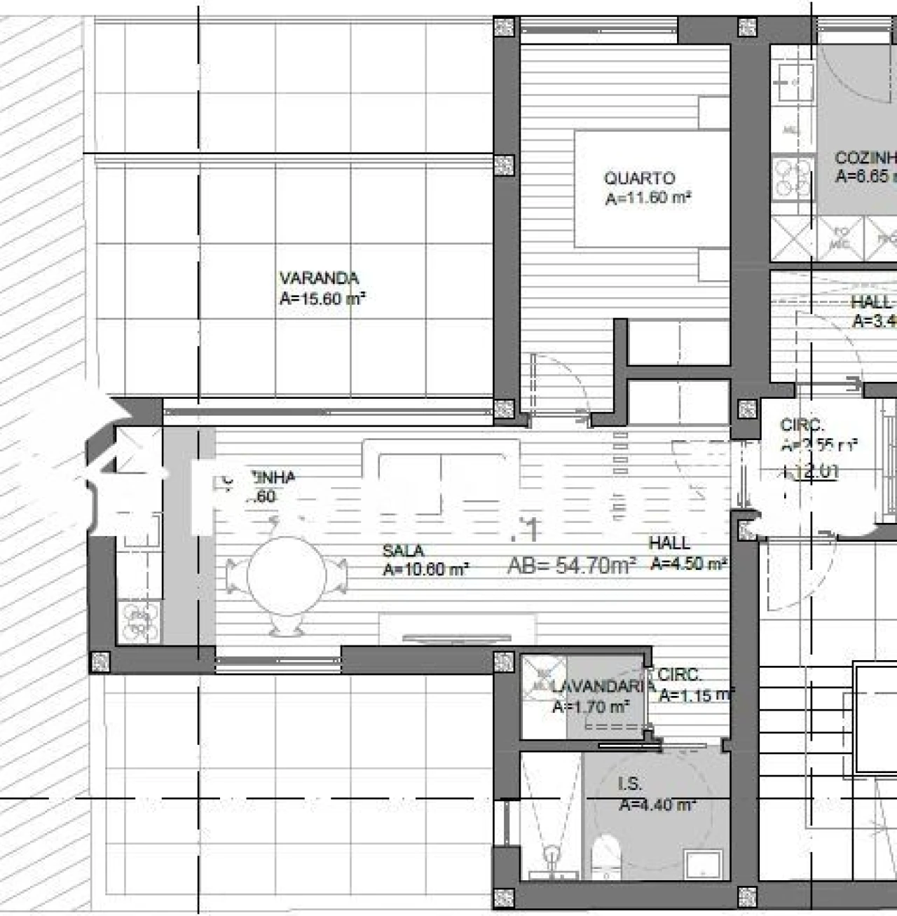 Apartamento T1 para Venda em Buarcos Foto 14