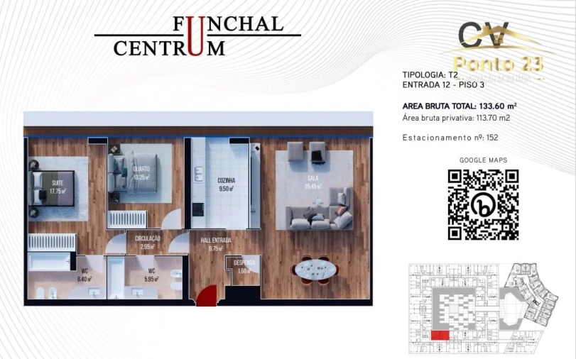 Apartamento T2 para Venda em Funchal (Se) Foto 2