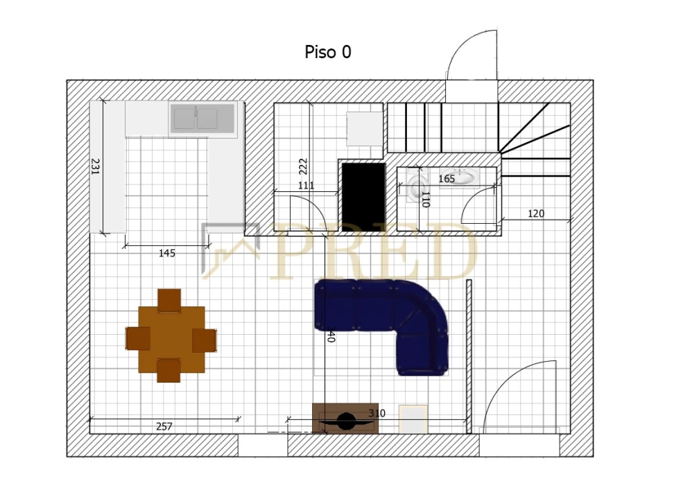 Moradia T2 para Arrendamento em Santa Clara e Castelo Viegas Foto 30