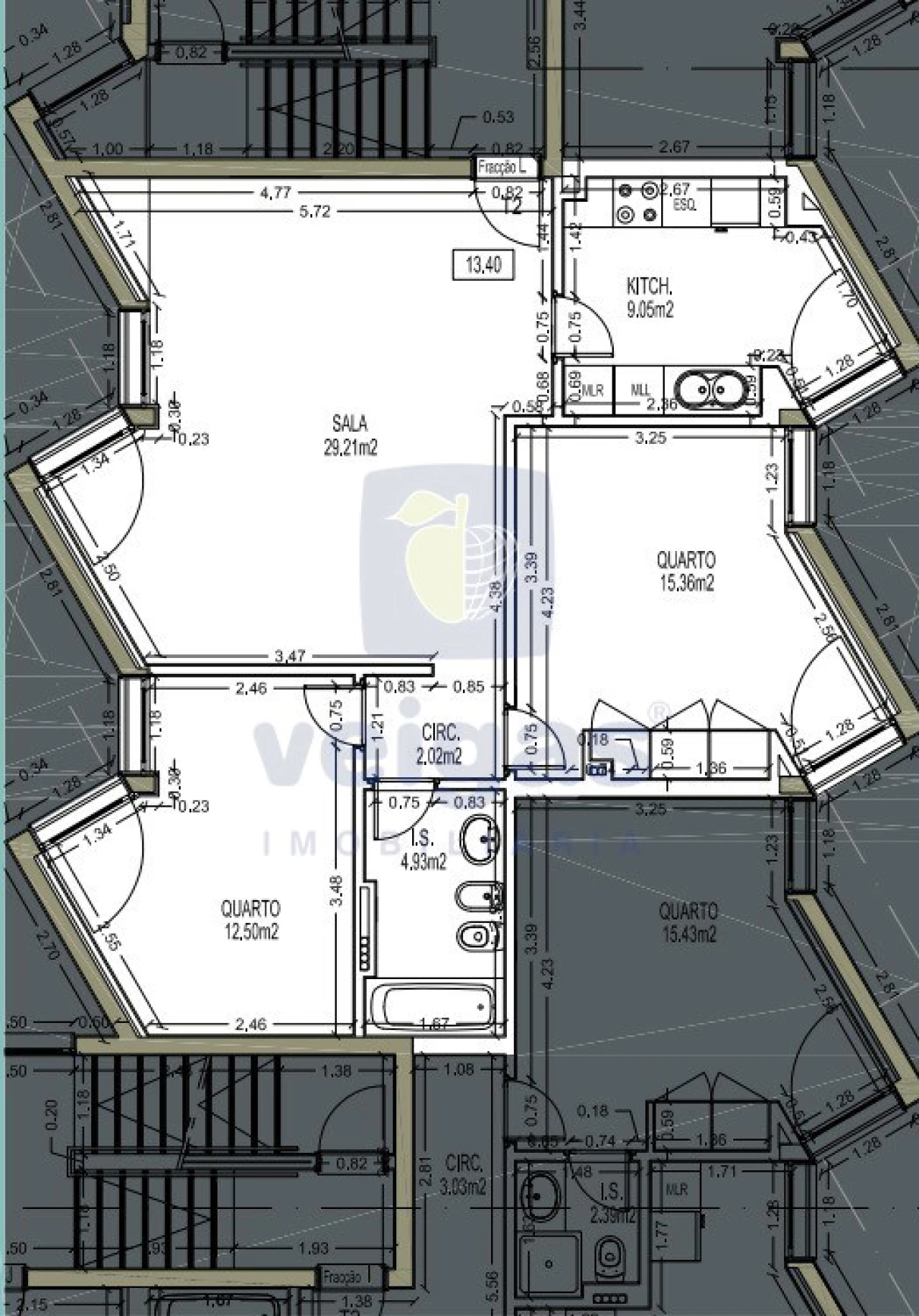 Apartamento T2 para Venda em São Martinho do Porto Foto 11