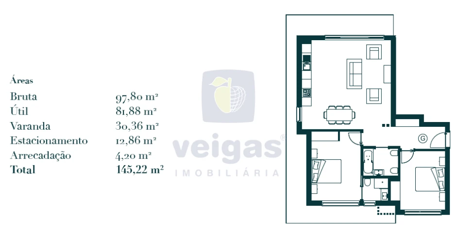 Apartamento T2 para Venda em Atouguia da Baleia Foto 11