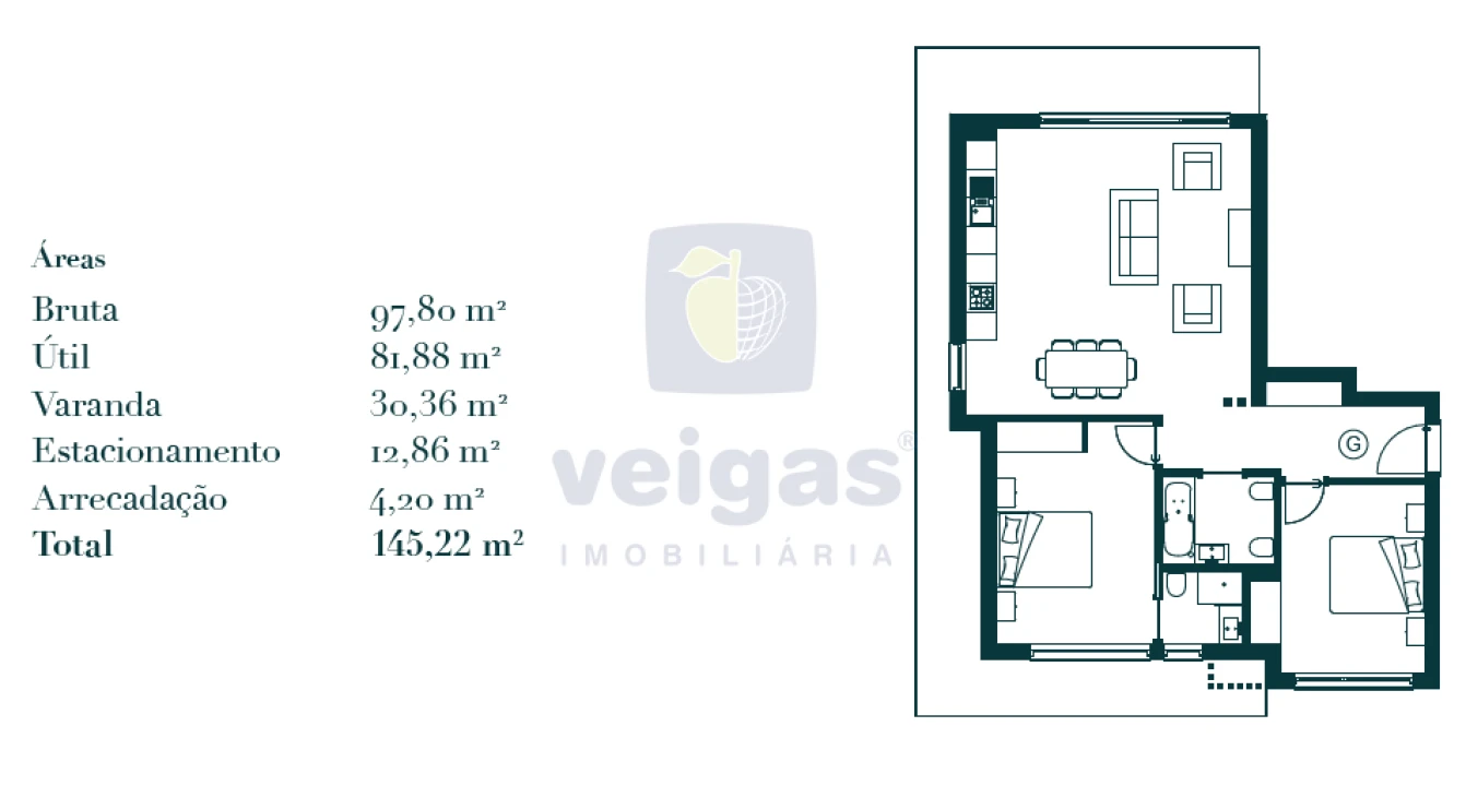 Apartamento T2 para Venda em Atouguia da Baleia Foto 11