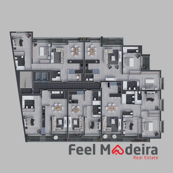 Apartamento T3 para Venda em Ribeira Brava Foto 3