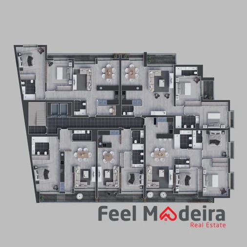 Apartamento T3 para Venda em Ribeira Brava Foto 3