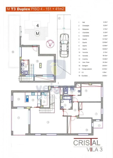 Apartamento T3 para Venda em Marinha Grande