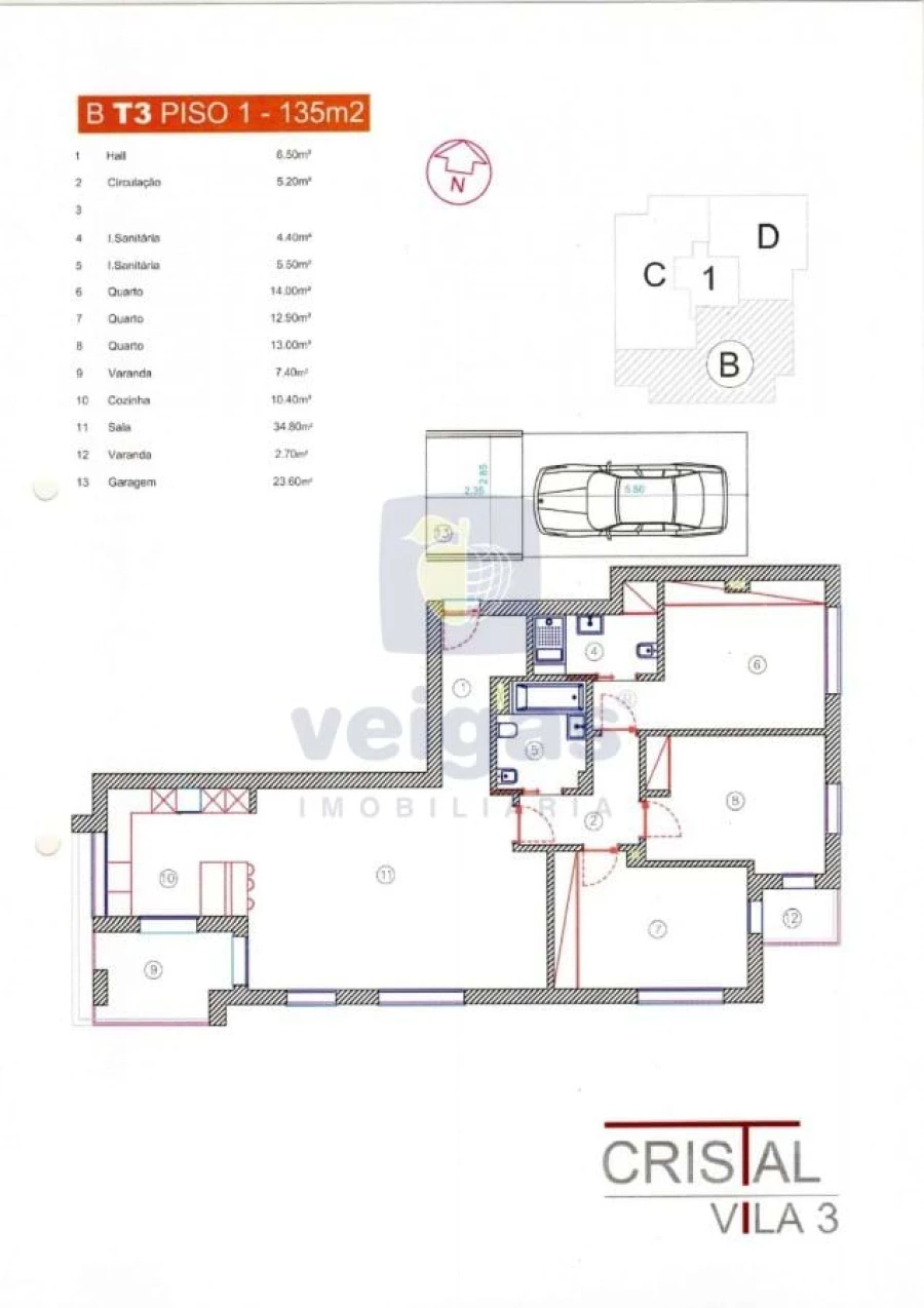 Apartamento T3 para Venda em Marinha Grande Foto 2