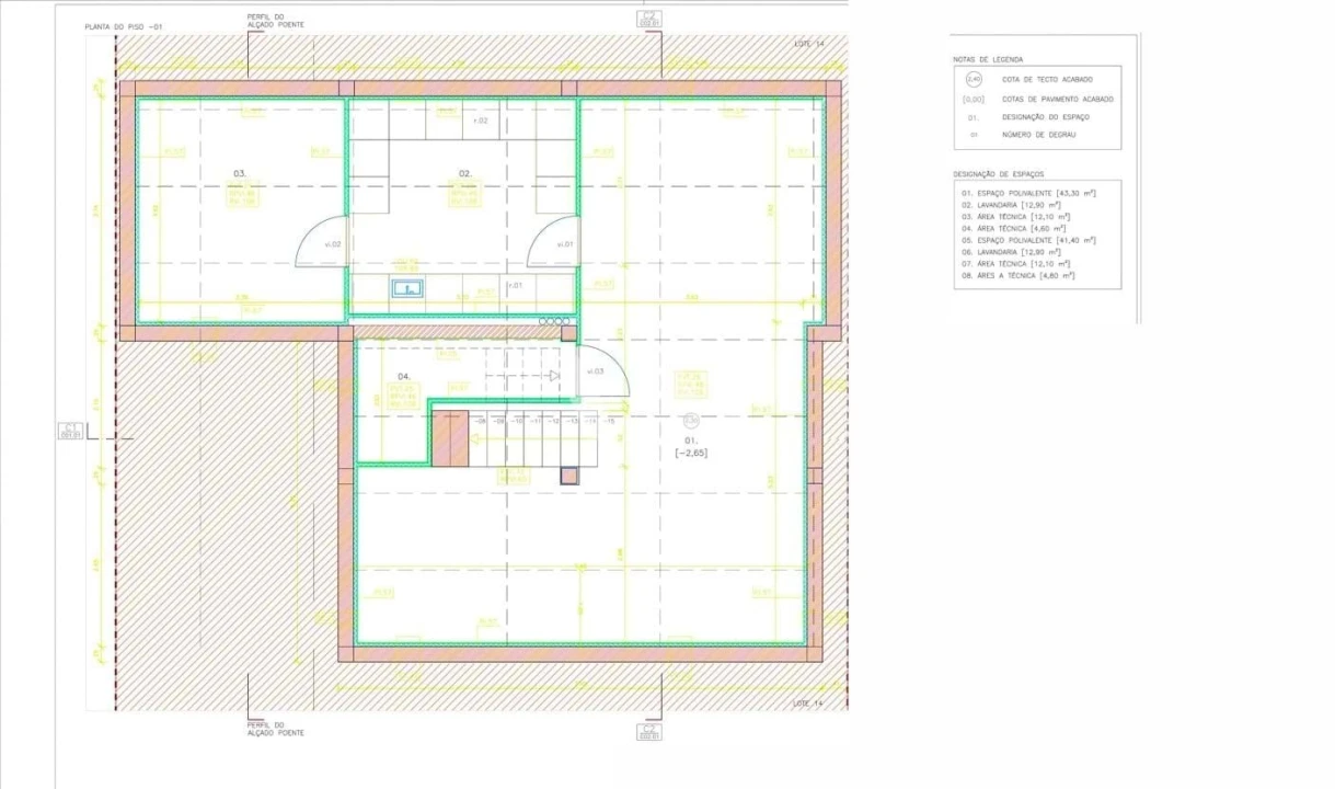 Moradia T4 para Venda em Quarteira Planta 3
