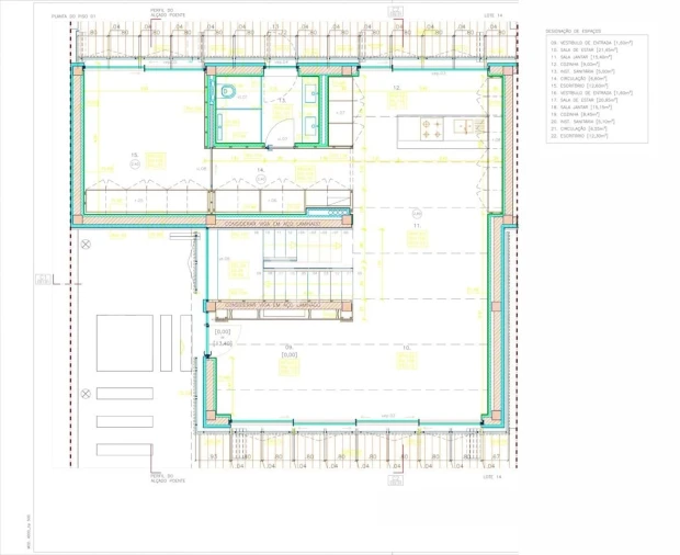 Moradia T4 para Venda em Quarteira Planta 1