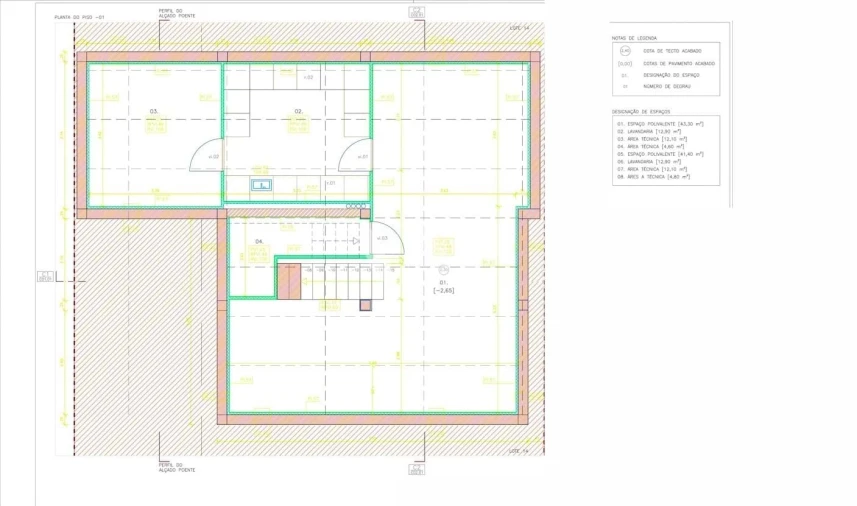 Moradia T4 para Venda em Quarteira Planta 3
