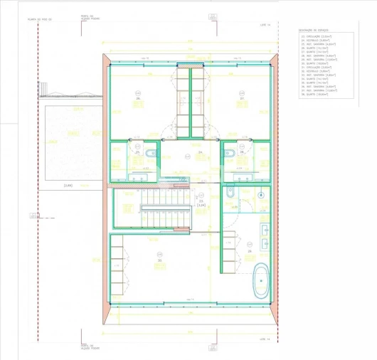 Moradia T4 para Venda em Quarteira Planta 2