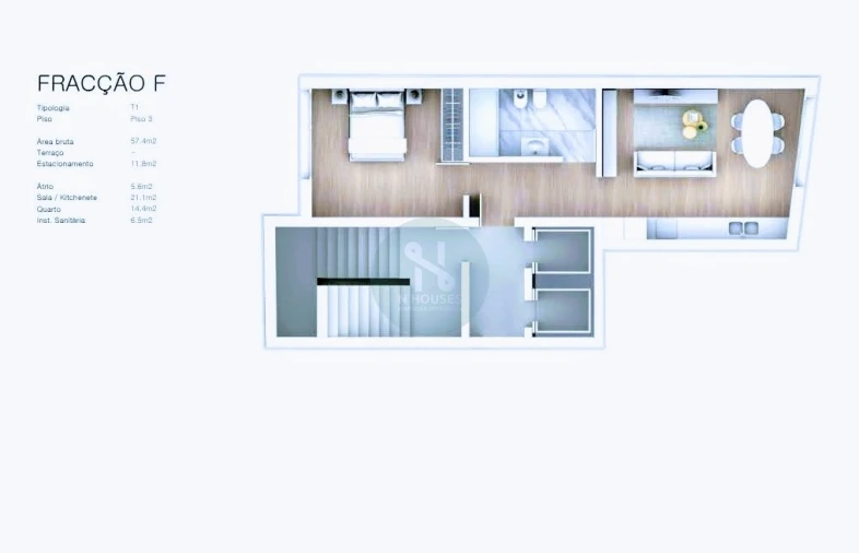 Apartamento T1 para Venda em Cedofeita, Santo Ildefonso, Sé, Miragaia, São Nicolau e Vitória Foto 8