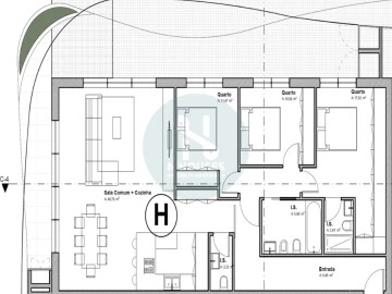 Apartamento T3 para Venda em Nogueira, Fraião e Lamaçães