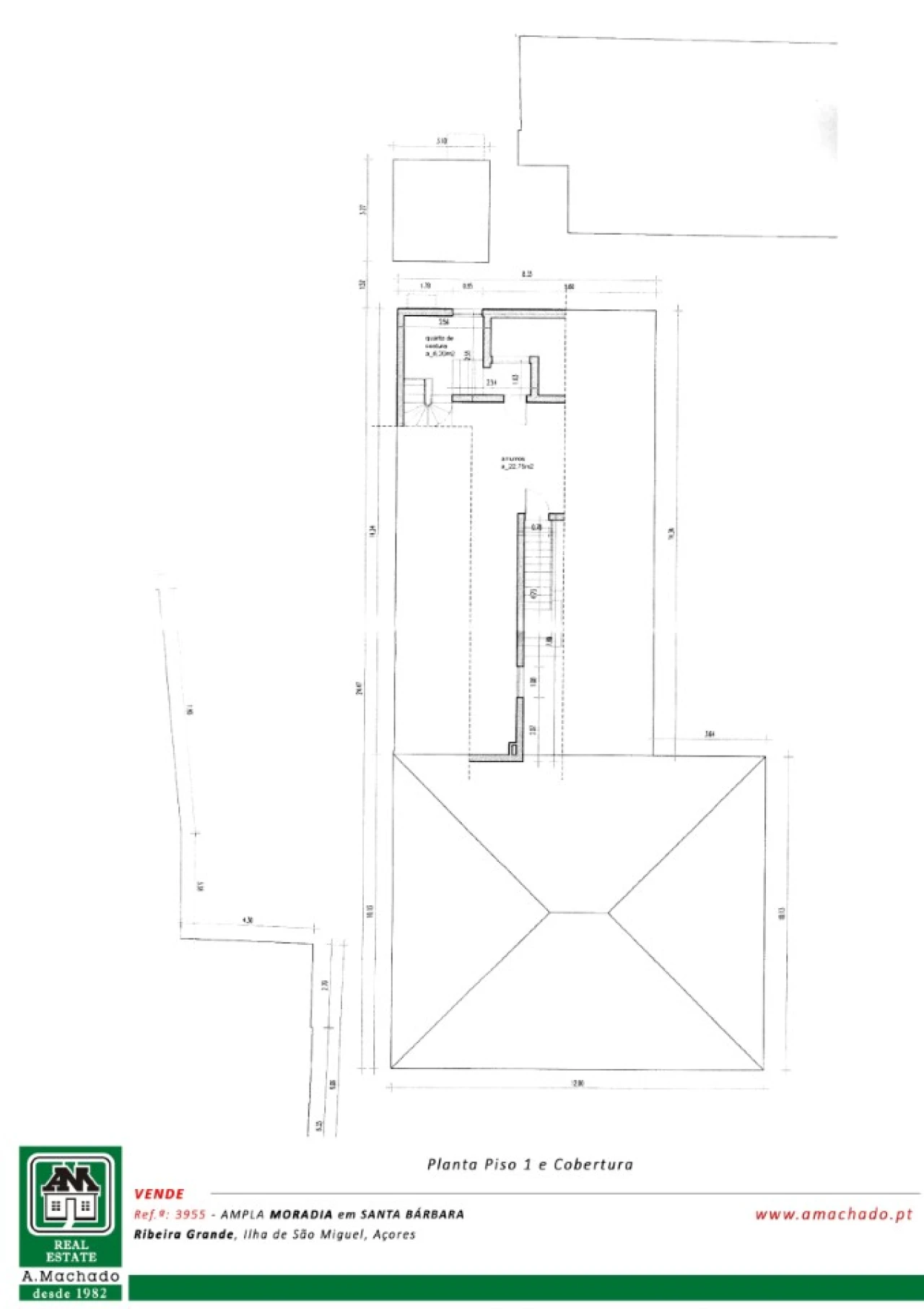 Moradia T4 para Venda em Santa Barbara Planta 4
