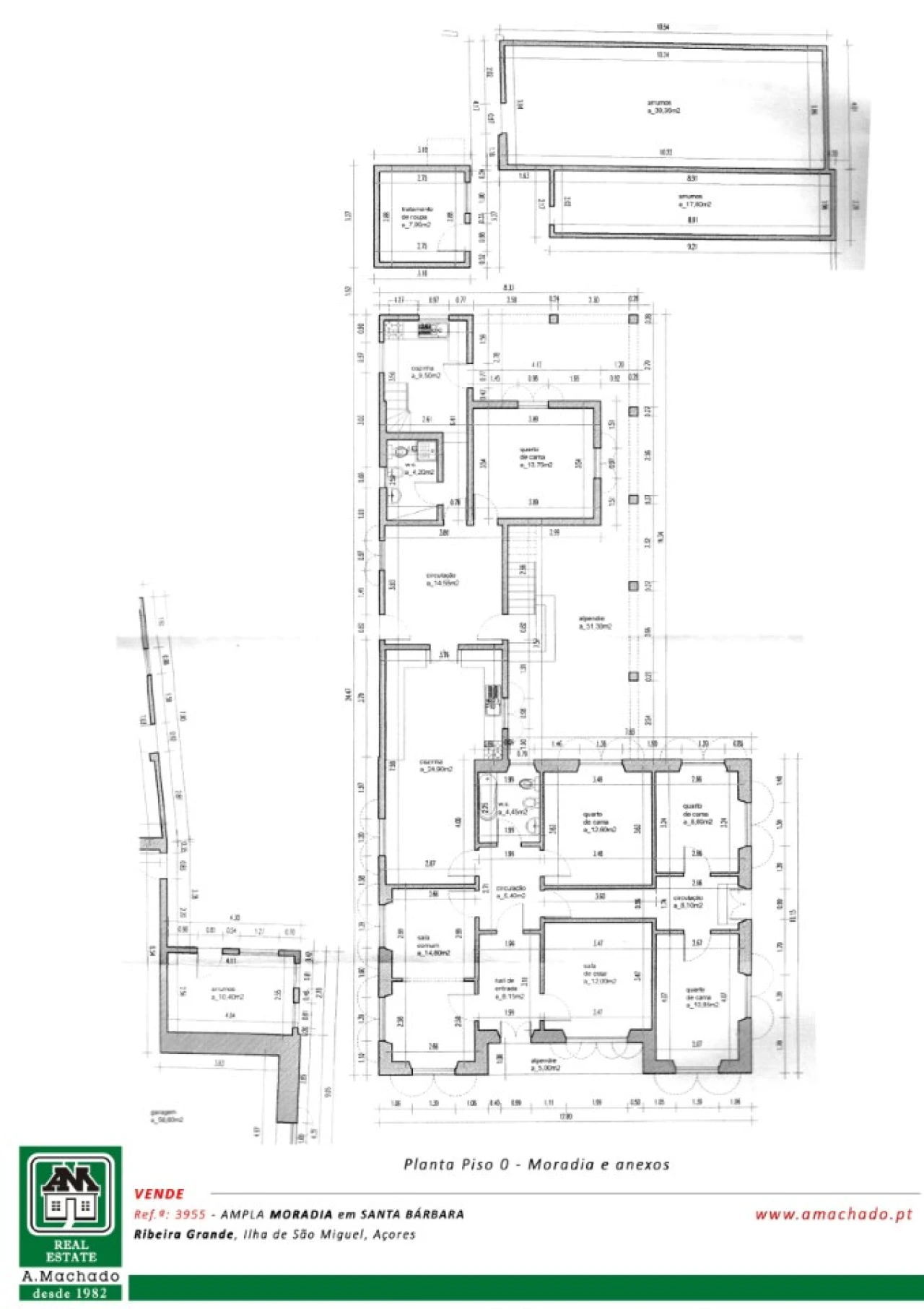 Moradia T4 para Venda em Santa Barbara Planta 2