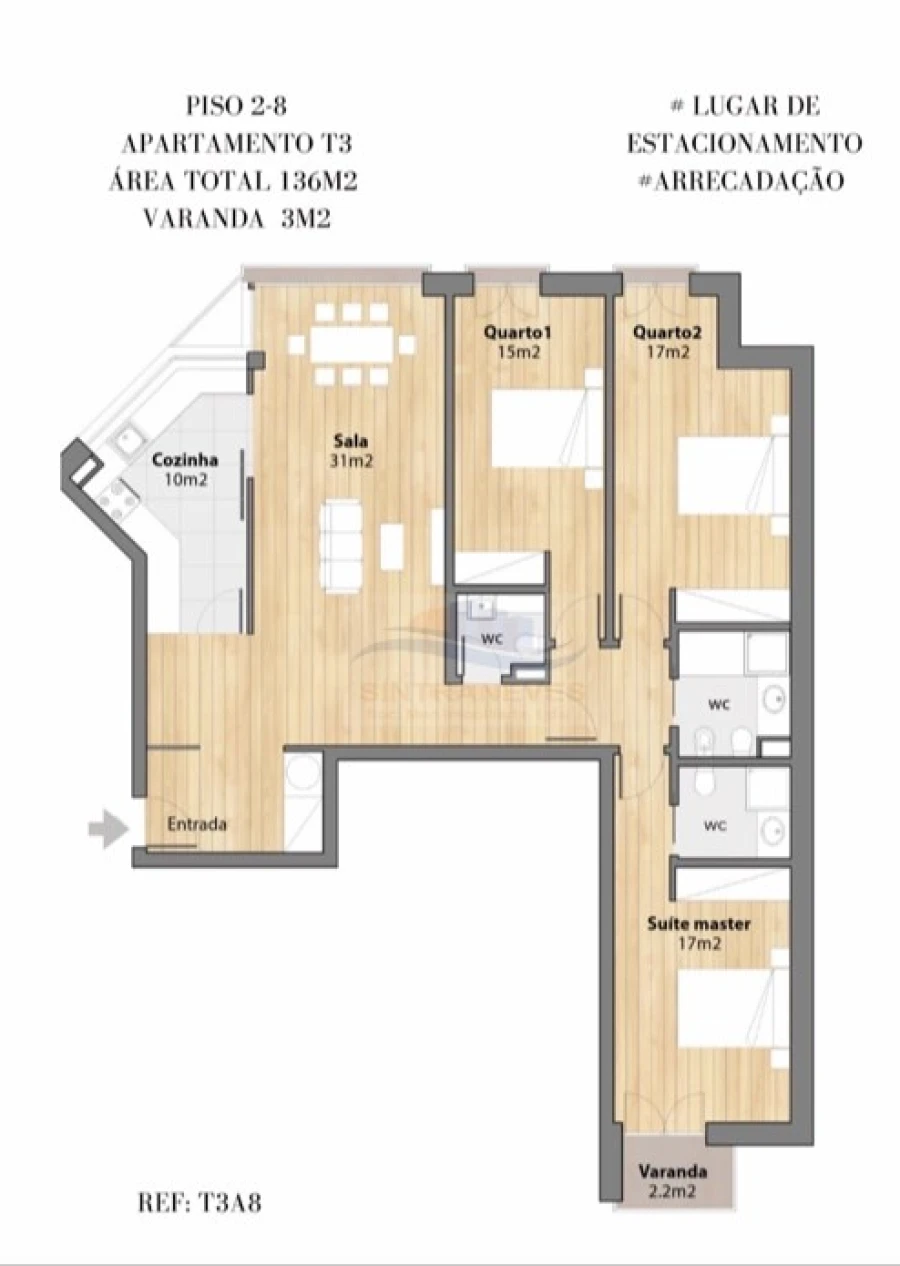 Apartamento T3 para Venda em Avenidas Novas Foto 12