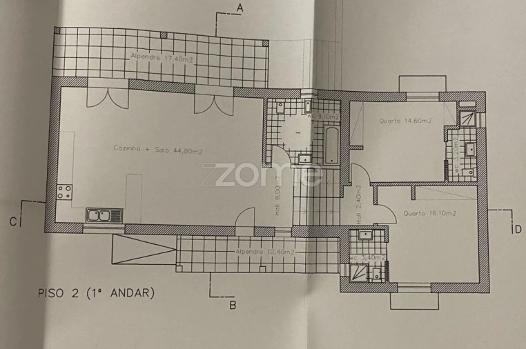 Quinta T4 para Venda em Fornelos e Queijada Planta 1