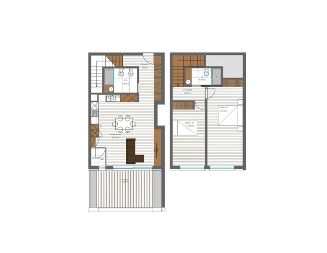 Apartamento T2 para Venda em Ílhavo (São Salvador) Planta 1