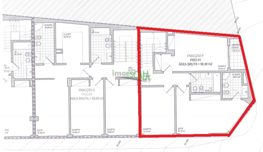 Apartamento T3 para Venda em Cartaxo e Vale da Pinta Foto 37