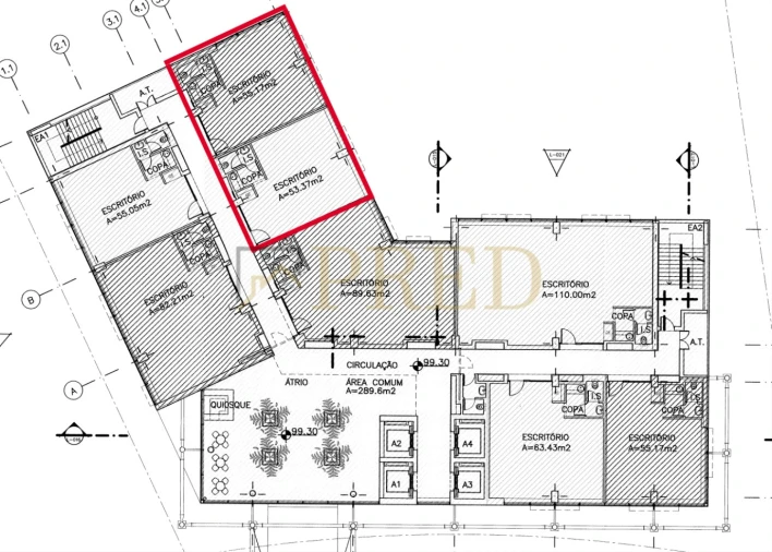 Escritório para Arrendamento em Santa Marinha e São Pedro da Afurada Foto 9