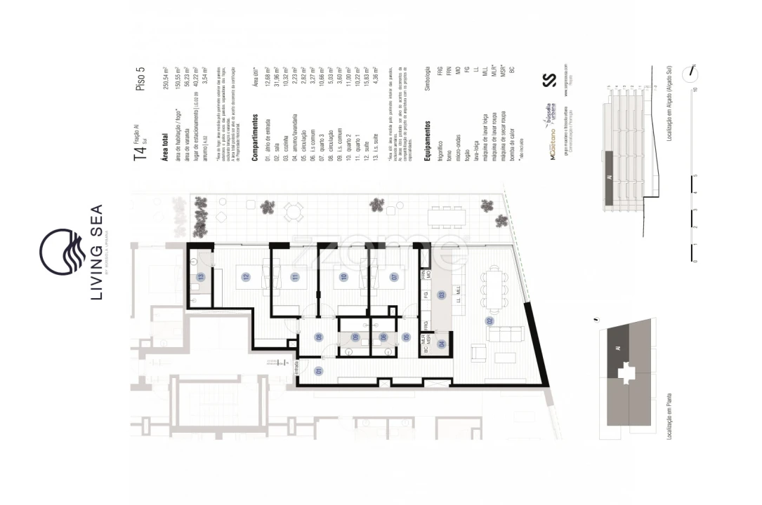 Apartamento T4 para Venda em Canidelo Foto 3