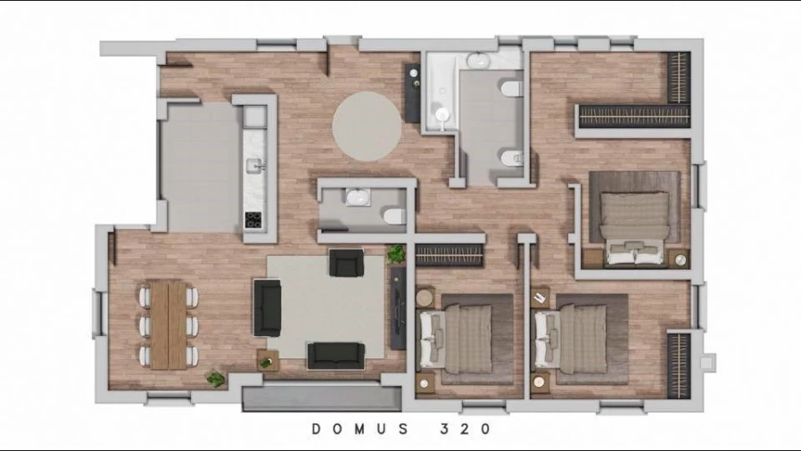 Apartamento T3 para Venda em Santa Maria Maior e Monserrate e Meadela Planta 1