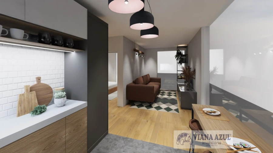Apartamento T1 para Venda em Darque Foto 2