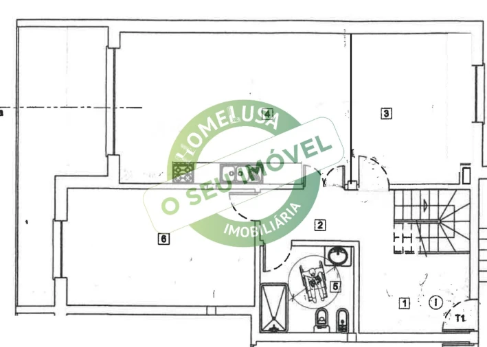 Apartamento T2 para Venda em Praia de Mira Planta 1