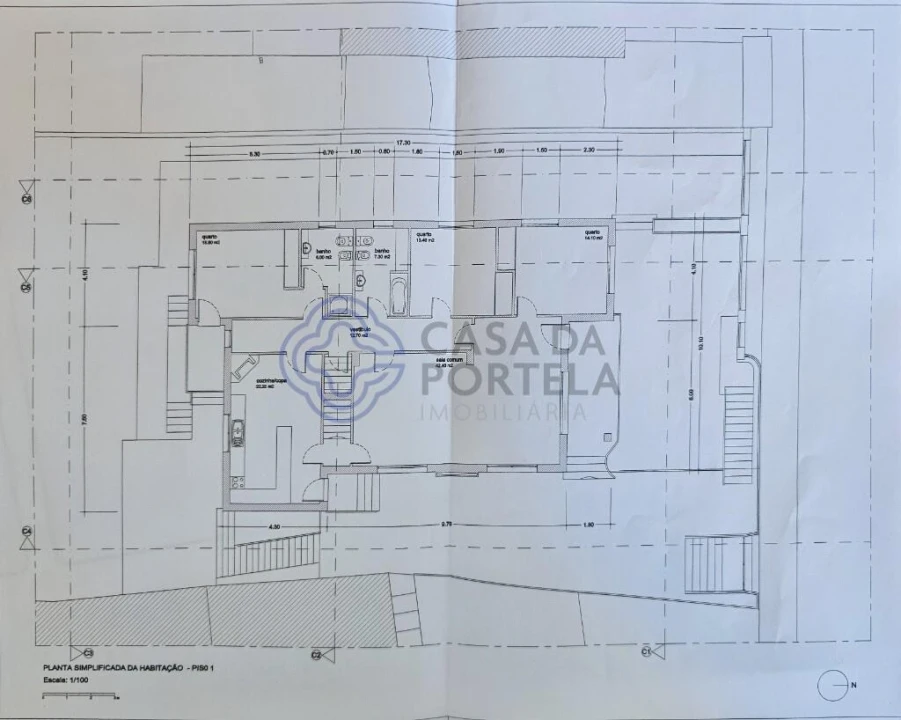 Moradia T3 para Venda em Canedo, Vale e Vila Maior Planta 3