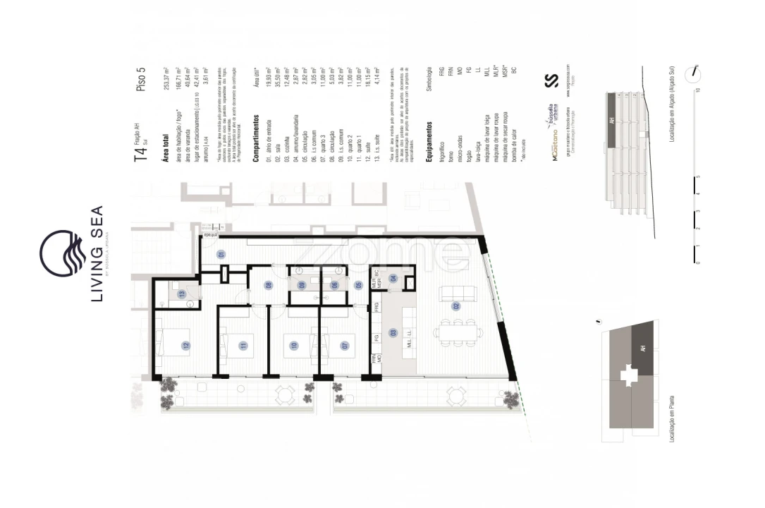 Apartamento T4 para Venda em Canidelo Foto 3