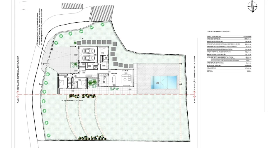 Moradia T5 para Venda em Boliqueime Planta 1