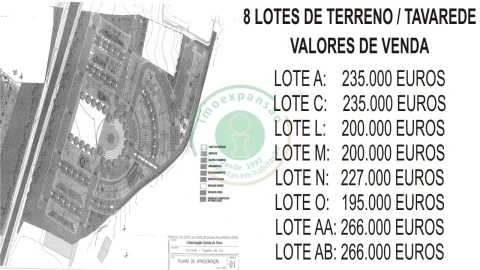 Terreno para Venda em Tavarede