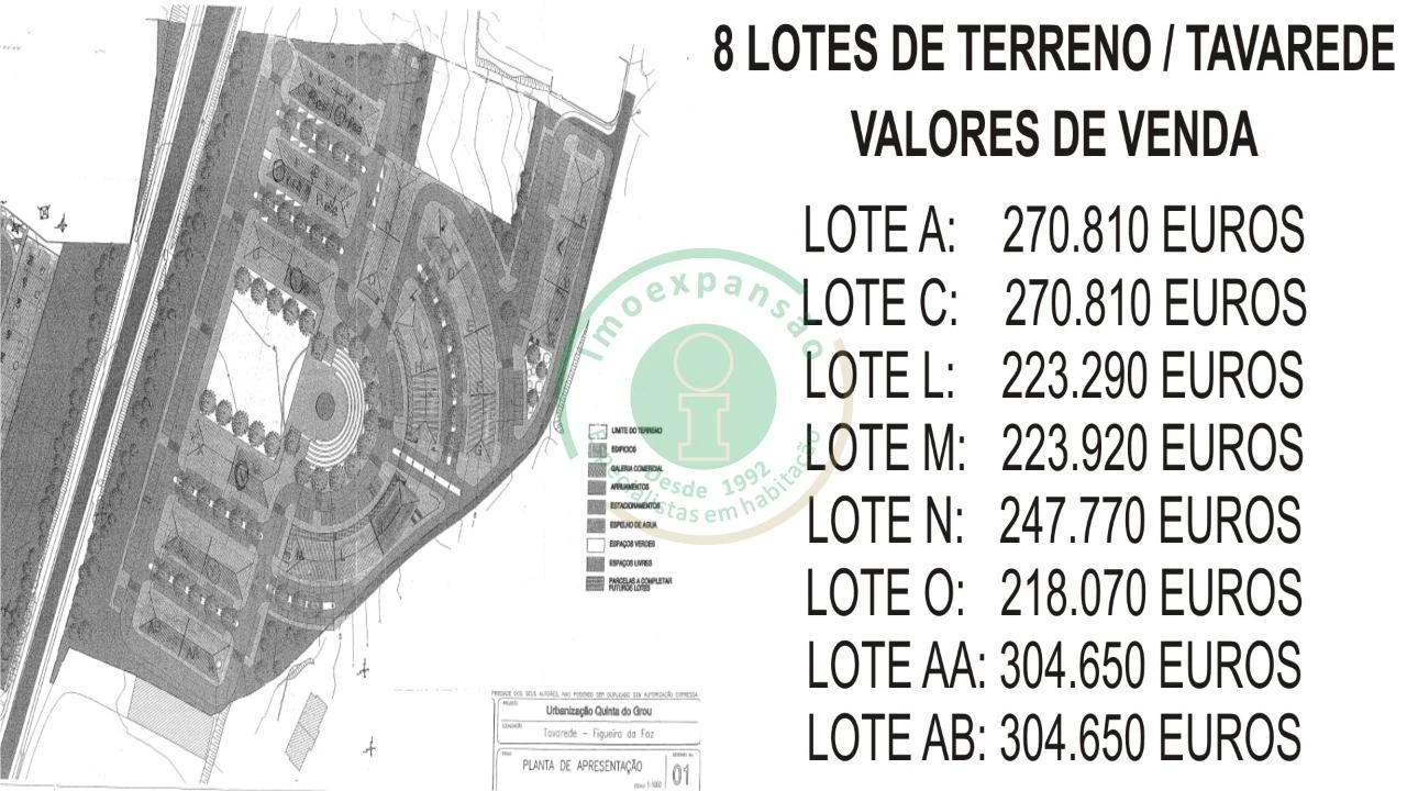 Terreno para Venda em Tavarede Foto 3